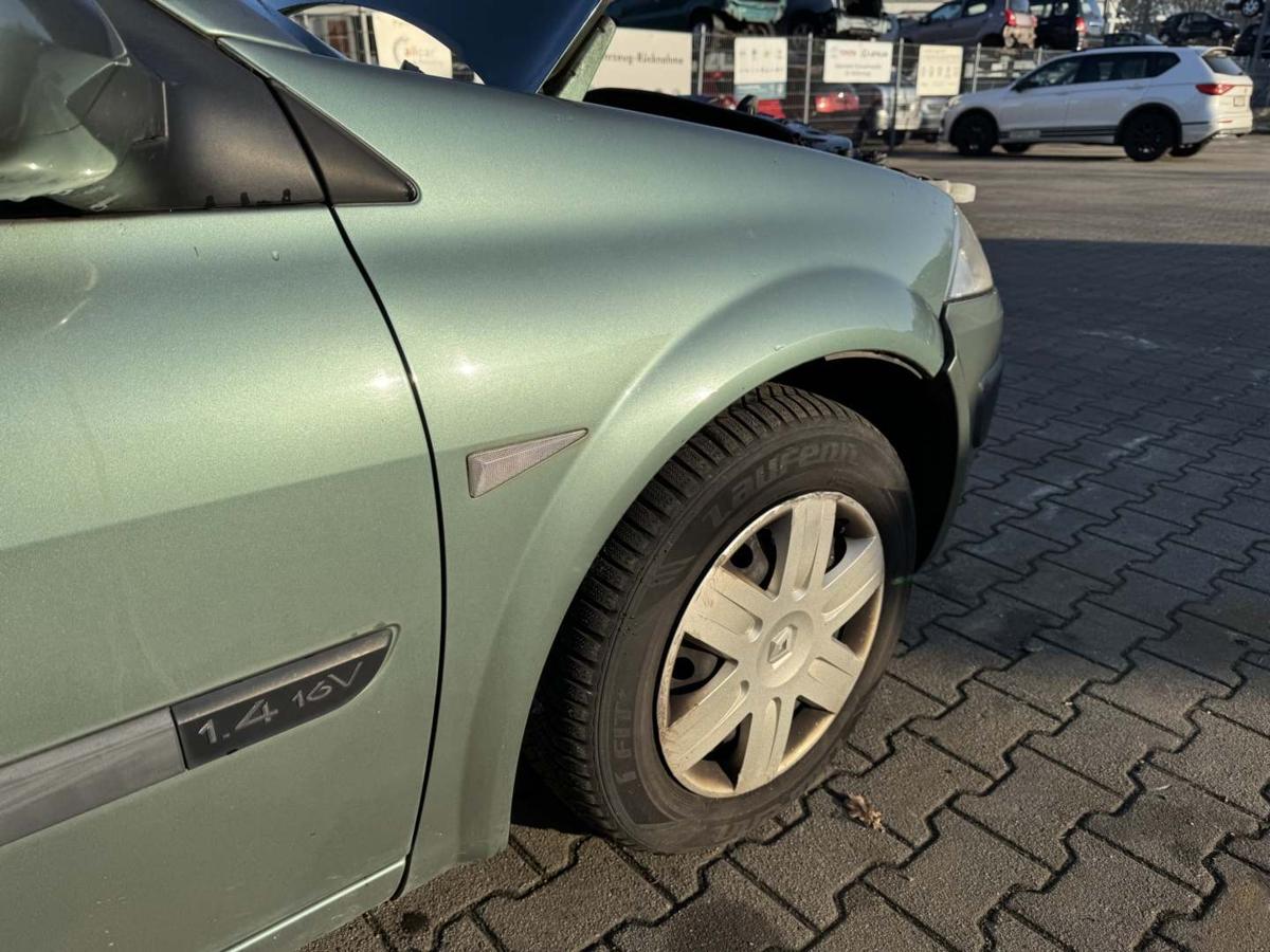 Renault Megane 2 original Kotfl&uuml;gel vorn rechts TED97 Gr&uuml;n Bj.2005